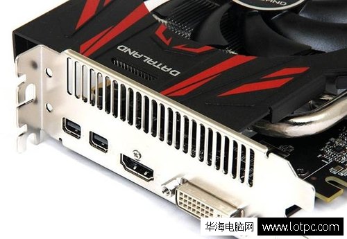 迪蘭R9 280 酷能 3G DC顯卡視頻接口