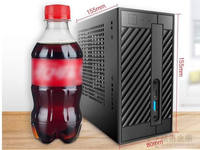 300毫升可樂瓶高度Mini主機！intel四核i3-8100超迷你主機配置推薦
