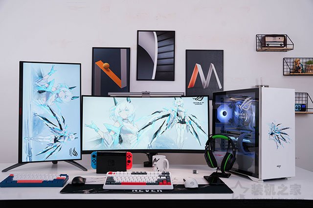 高顏值雪武戰姬純白主題，i7 11700K配RTX3070水冷主機方案