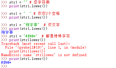 Python lower()函數使用示例2