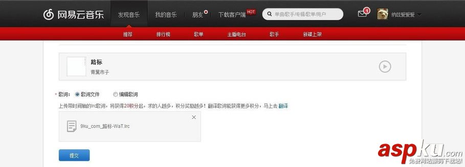 網易云音樂,歌詞