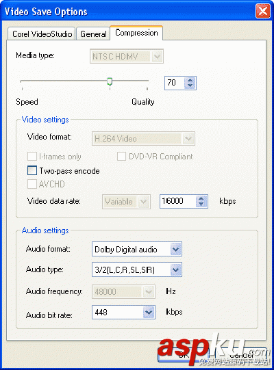 會聲會影,視頻編解碼器,AVCHD