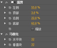 Premiere,馬賽克
