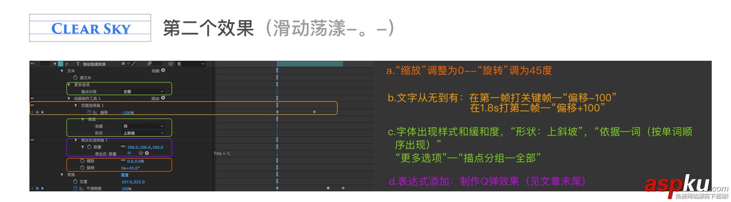 轉場,文字,動態