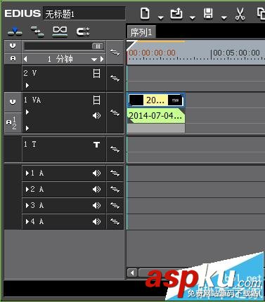 EDIUS,時間線