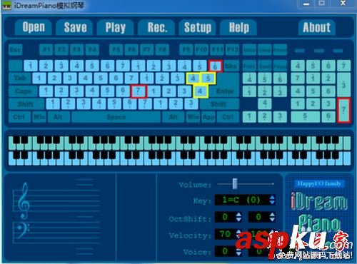 iDreamPiano,模擬鋼琴軟件