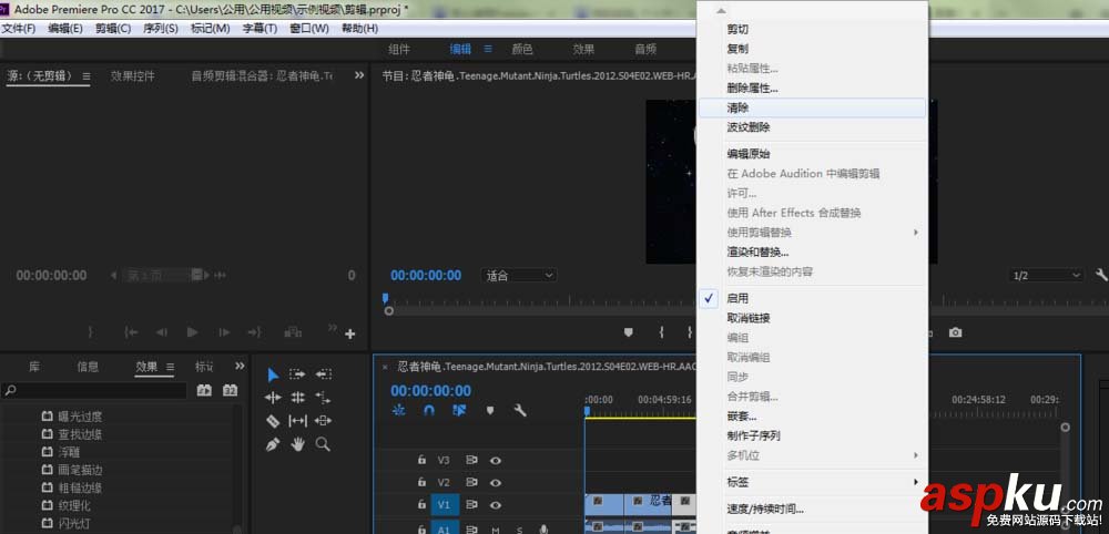Premiere,視頻