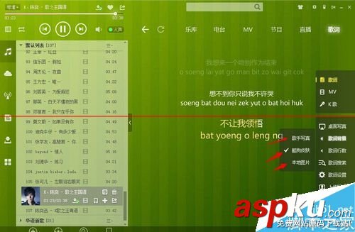 酷狗音樂,投影