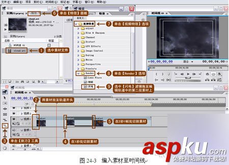 PremierePro,閃電濾鏡