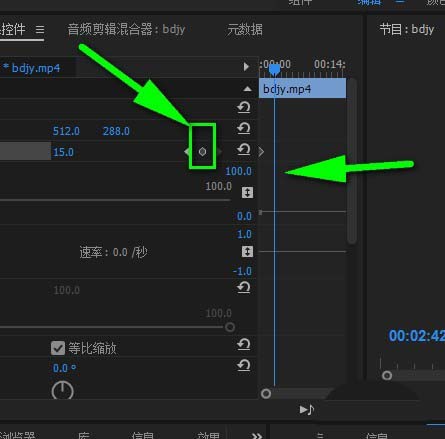 premiere,視頻,縮放