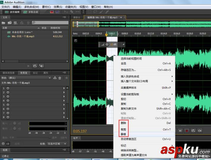 音頻,Audition