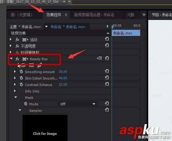 Premiere,視頻,磨皮