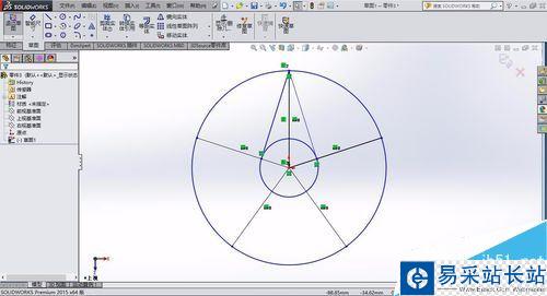 solidworks怎么繪制五角星？solidworks五角星制作教程