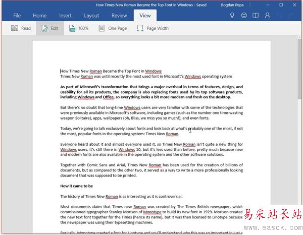 Windows 10 Office同步首發：完全免費！