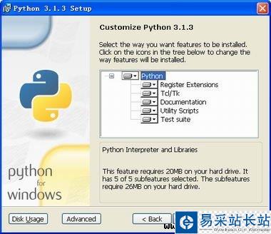 Windows XP 下載和安裝Python
