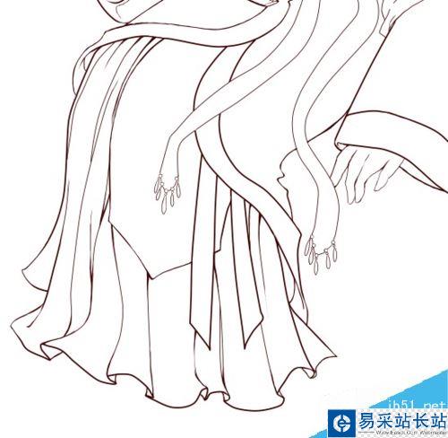 SAI怎么畫古裝？SAI古裝繪制上色詳細教程