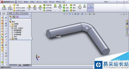 solidworks怎么畫彎管？solidworks彎管繪制教程