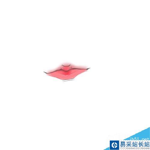 SAI怎么給嘴唇上色制造立體感？sai嘴唇上色教程