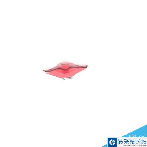 SAI怎么給嘴唇上色制造立體感？sai嘴唇上色教程