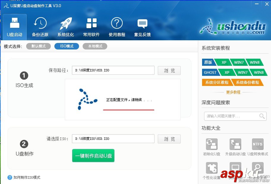 u深度,ISO,u盤