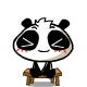 無知熊貓表情