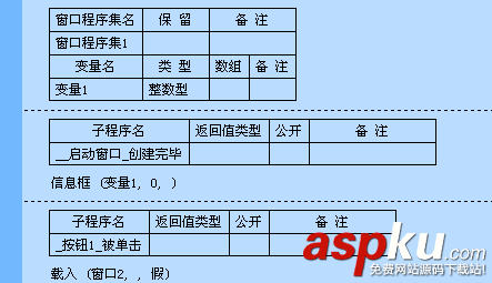 易語言,變量,有效范圍