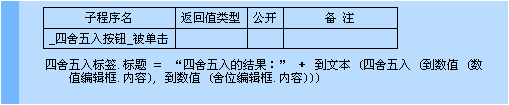 易語言,四舍五入,命令