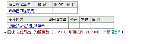 易語言,畫板,定位寫出