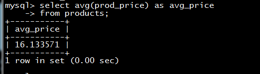 MYSQL,函數處理