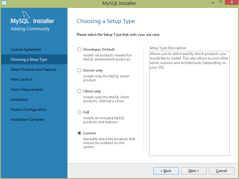 mysql,installer,community,安裝