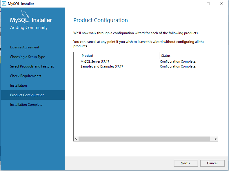 mysql,installer,community,安裝