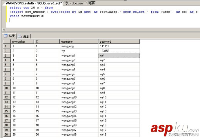 sqlserver,oracle,mysql,分頁