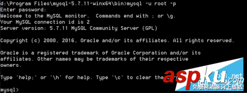 winx64,mysql5.7.11,mysql安裝