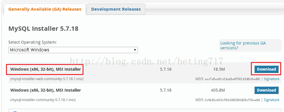 mysql5.7.18,Installer,安裝