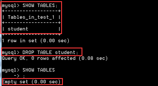 MySQL,數據表,數據庫