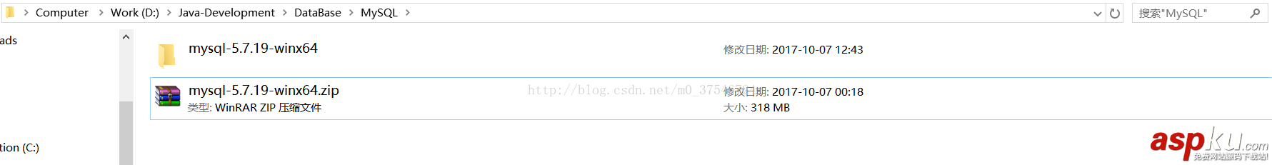 mysql,5.7.19,解壓版安裝