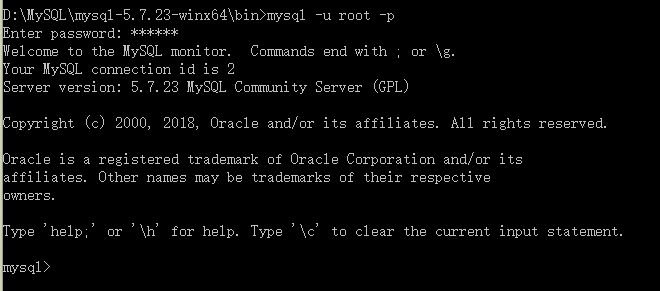 win10,mysql5.7.23,winx64,安裝配置