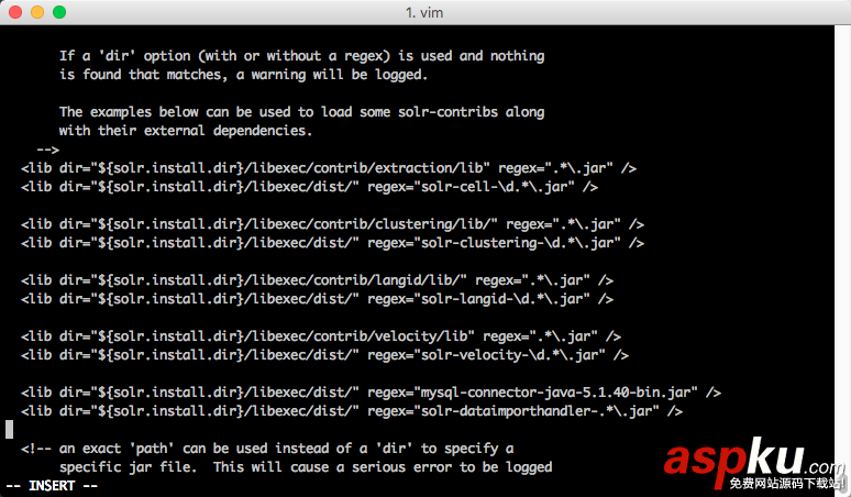 macos,安裝solr,索引mysql