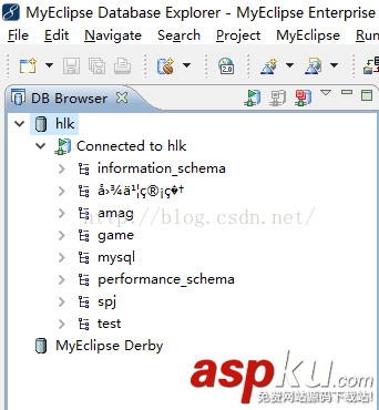 MyEclipse連接MySQL數據庫,MyEclipse連接MySQL,MyEclipse連接數據庫