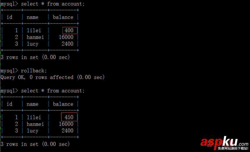 MySQL,事務隔離