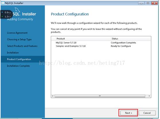 mysql5.7.18,Installer,安裝
