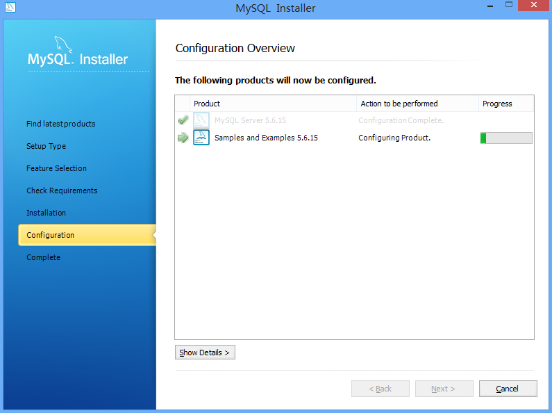 Windows8,mysql5.6.15,安裝,配置