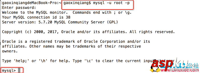 macos,mysql,5.7,安裝,5.7.20