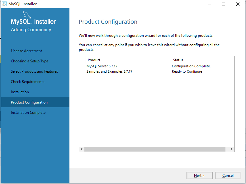 mysql,installer,community,安裝