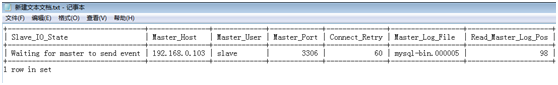 windows,mysql,主從配置