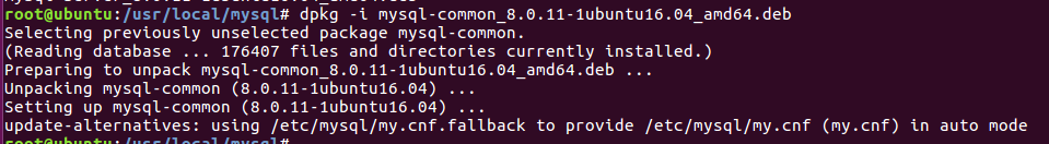 Ubuntu16.04,安裝,mysql5.7.22