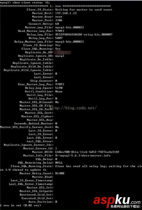 mysql5.6.33,數據庫主從,Master,Slave