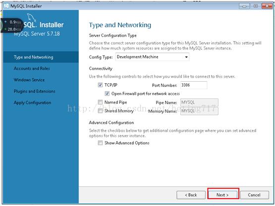 mysql5.7.18,Installer,安裝