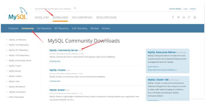 mysql,server,安裝,配置