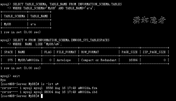 MySQL,InnoDB,獨立表空間,共享表空間